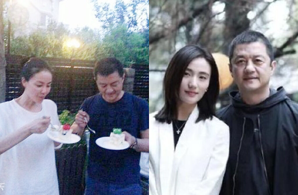李亞鵬和王菲離婚後，今年梅開二度娶海哈金喜。（圖／翻攝自新浪娛樂微博）