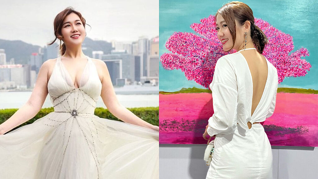 香港E級波神白雲，今年4月被港媒爆料指出，因穿著太露被婆家嫌棄。(圖/白雲 IG)