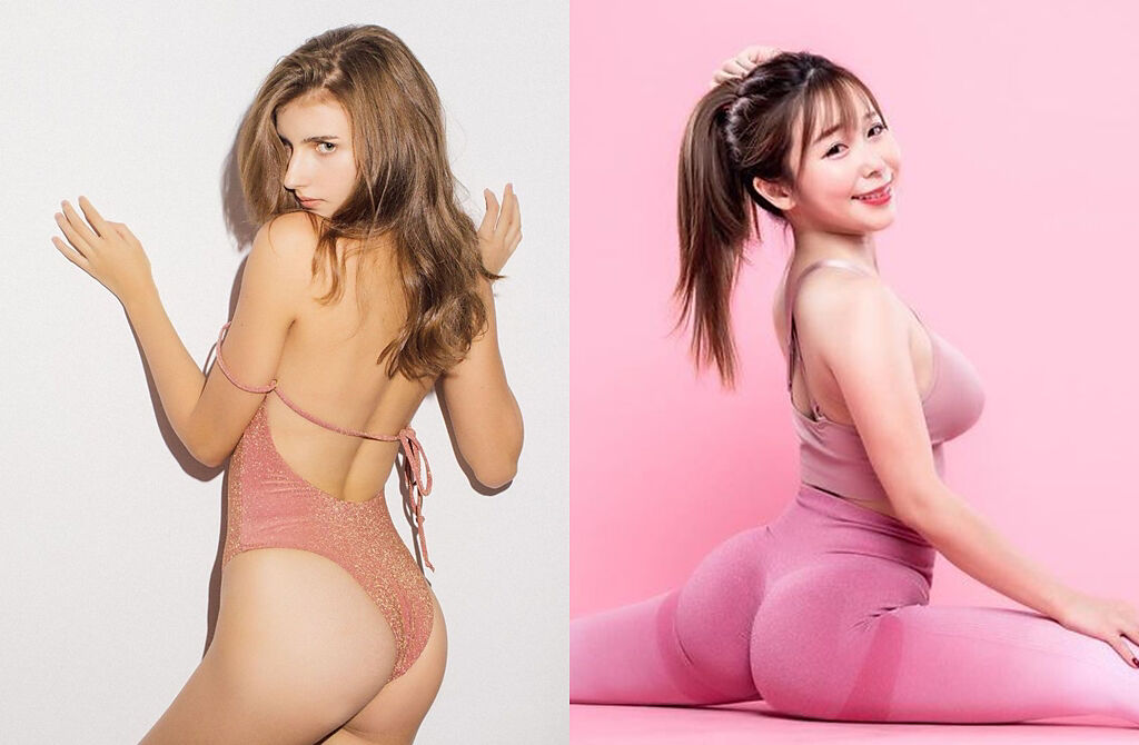 烏克蘭正妹佳娜（左）和日本女星小百合（右）身材都很好。（圖／sayuring1006、_tatiana_lin Instagram）