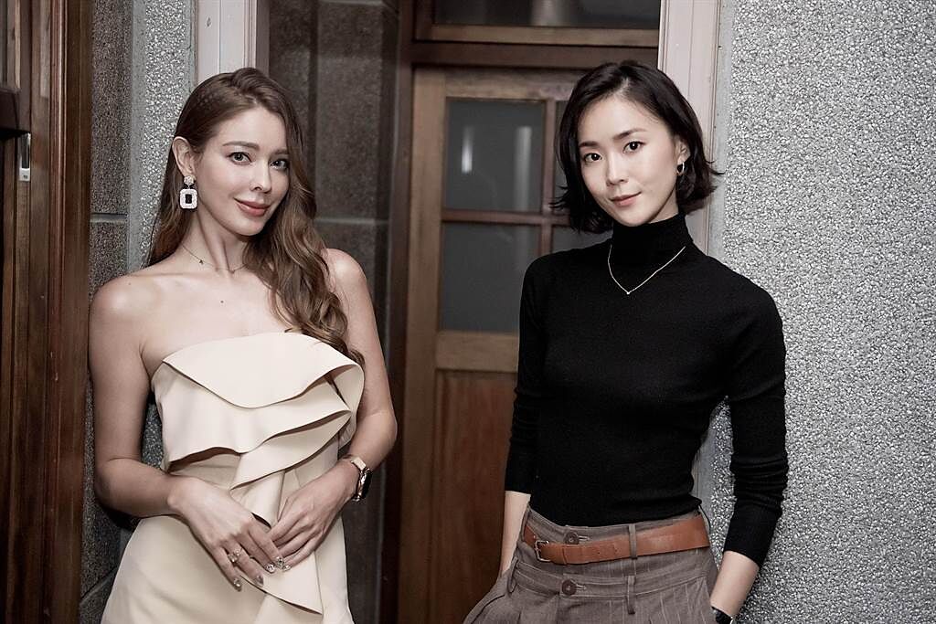 鍾瑶（右）與安妮兩女神合作，讓電影顏值破表。（LiTV、光譜映像提供）