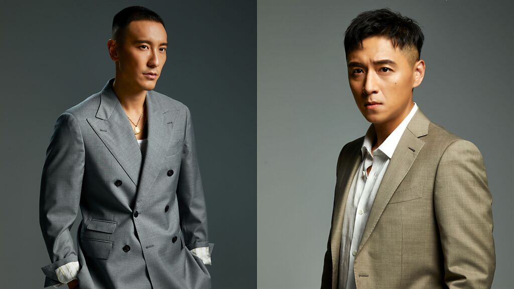 王陽明（左）、鄭人碩首度挑戰綜藝。（LINE TV提供）