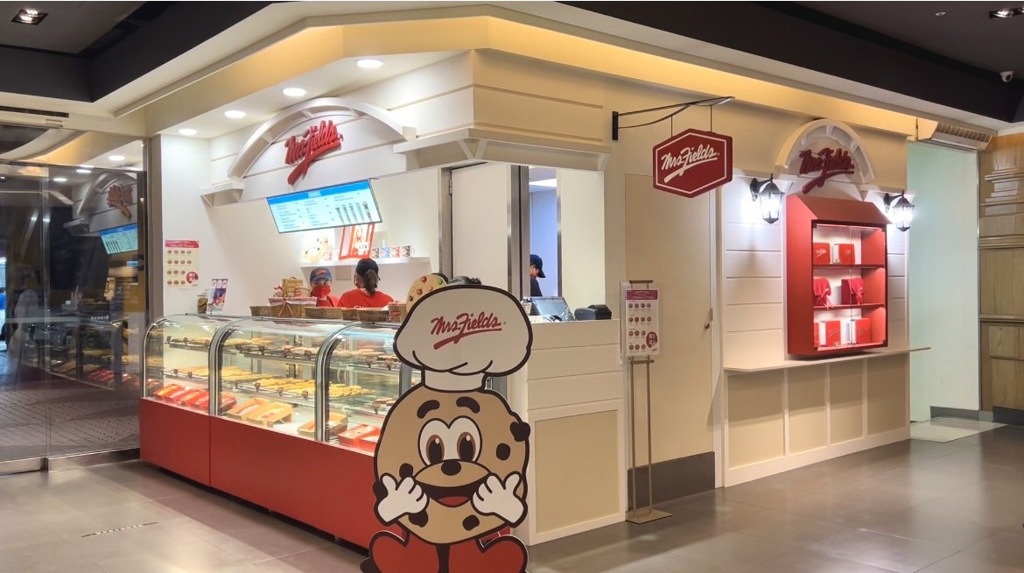 「美國菲爾斯太太餅乾」於微風廣場設置新櫃位。(圖/賴冠菱攝)