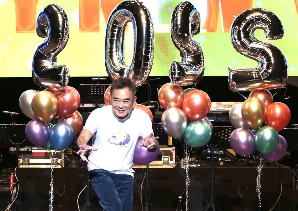 陳昇去年的跨年演唱會是繼得病康復後第一次演出。。（圖／中時新聞網／陳俊吉攝）
