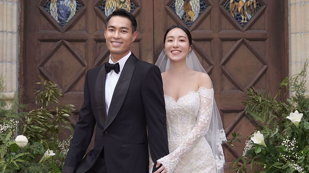 楊祐寧與愛妻Melinda的婚紗照在稍早率先公開。（圖／玩下娛樂）