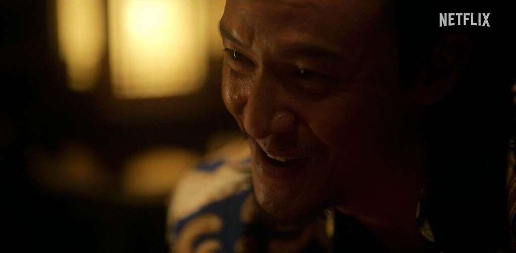 張震特別演出《毒梟聖徒》，與河正宇等大飆演技。（截自Netflix）