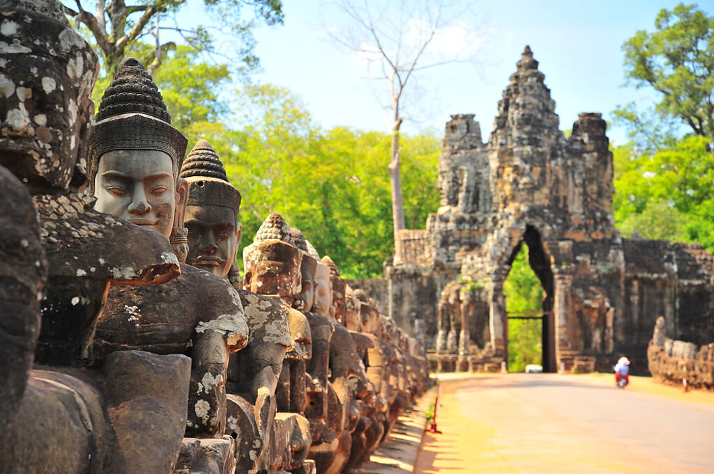 柬埔寨有世界文化遺產，吸引許多人去旅遊，現在卻變成詐騙新招。(達志提供)
