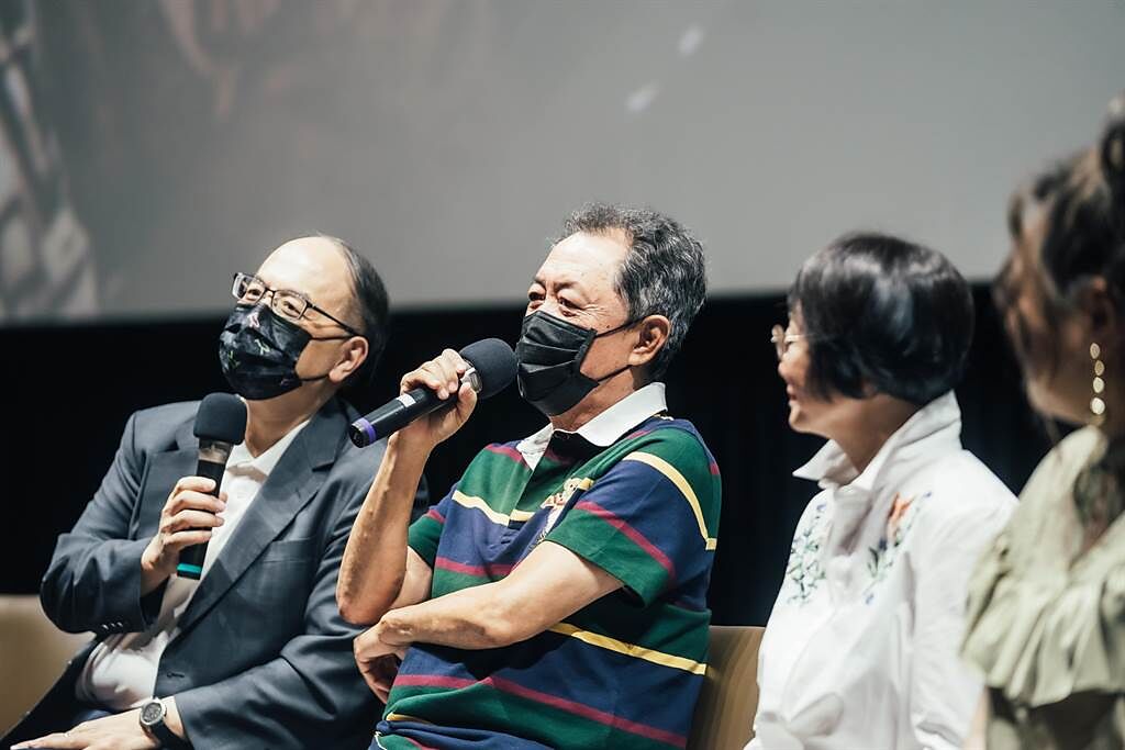 導演朱延平（中）出席《異域》特別放映活動。（國影中心提供）