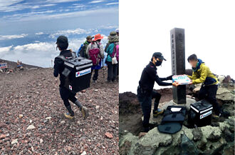 最狂外送員！花6小時攻頂富士山 爬上最高峰只為送披薩