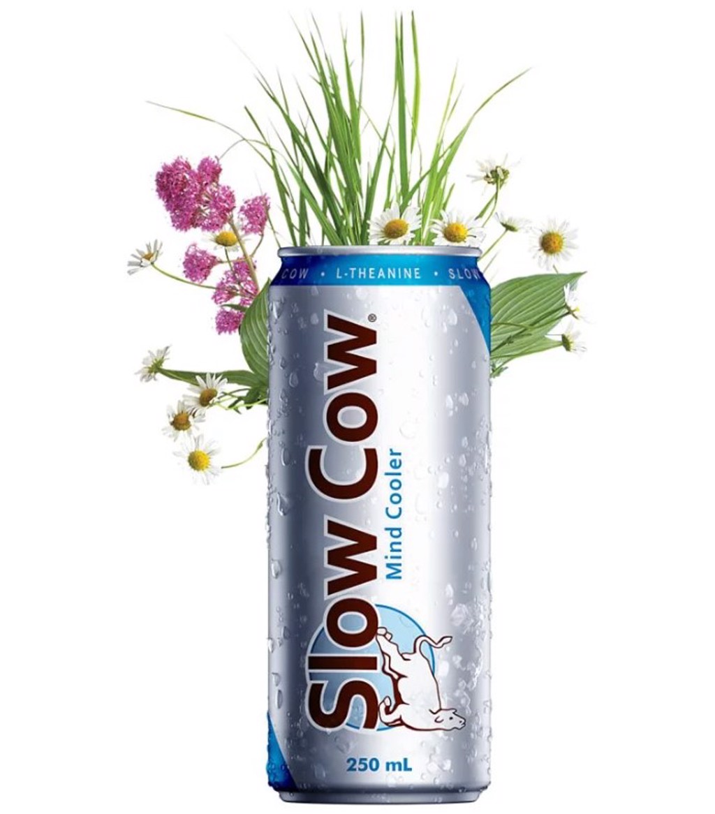 Slow Cow碳酸飲料盼讓人喝完更加放鬆。(圖/翻攝自Slow Cow官網)