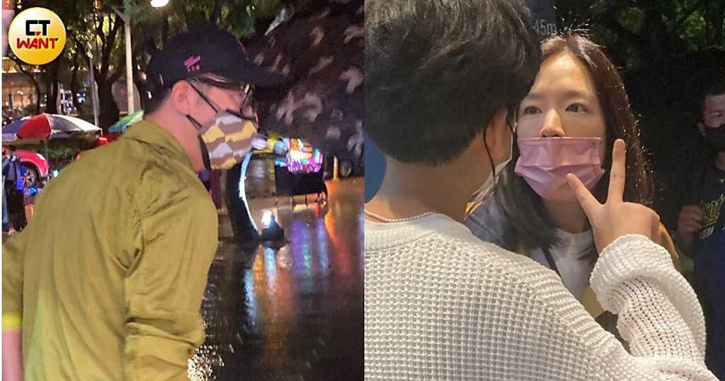 徐若瑄的好友哈林與老婆張嘉欣一同前往觀賞演唱會。（圖／本刊娛樂組）