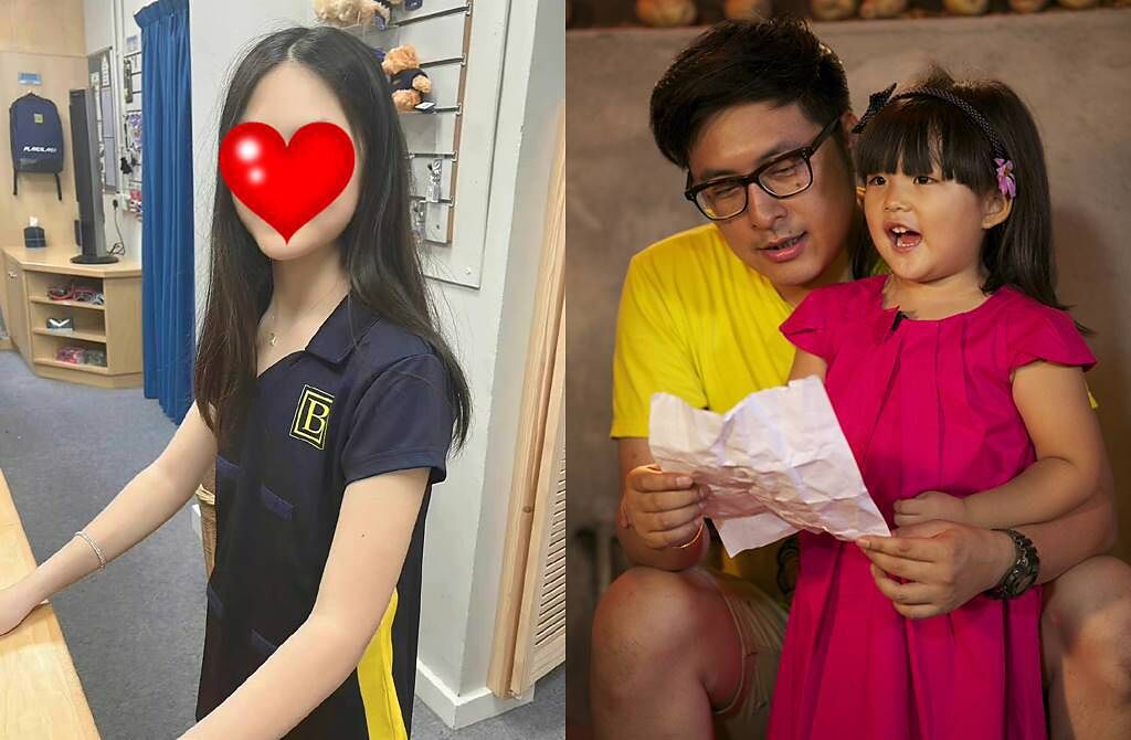 Angela在2013年跟著爸爸王岳倫參加真人秀《爸爸去哪兒》。(圖／取自李湘抖音、本報系資料照)