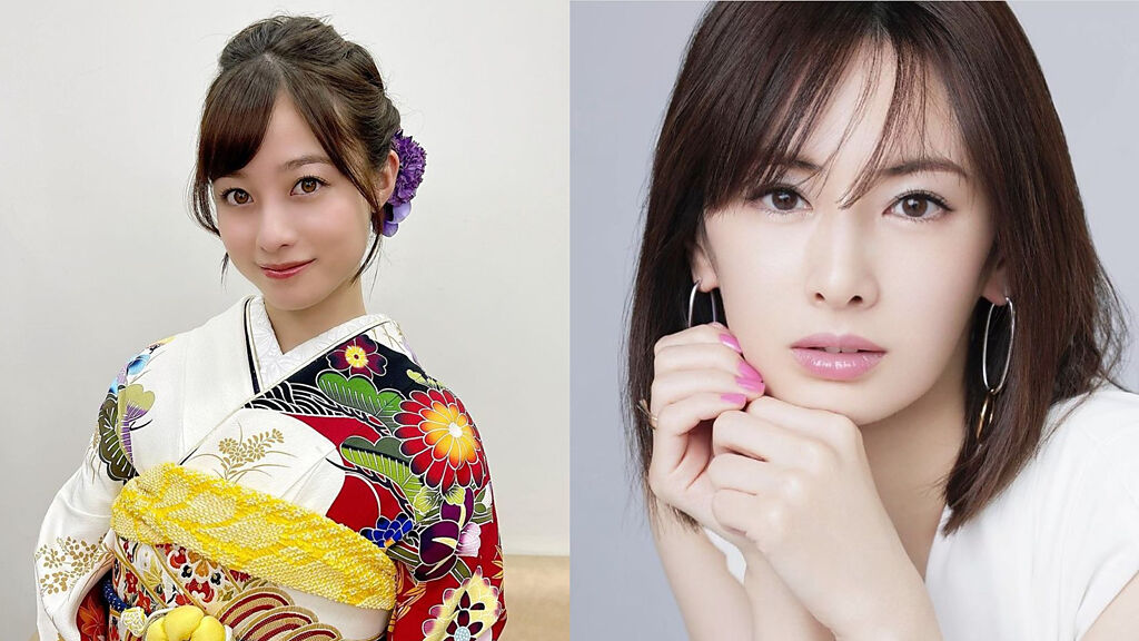 日本網站票選「最想成為的女星臉孔」排行榜出爐，有「千年一遇美少女」之稱的橋本環奈（左）竟輸給了2大前輩，（左）北川景子。（圖／IG@kannahashimoto.mg、keikokitagawaofficial_）