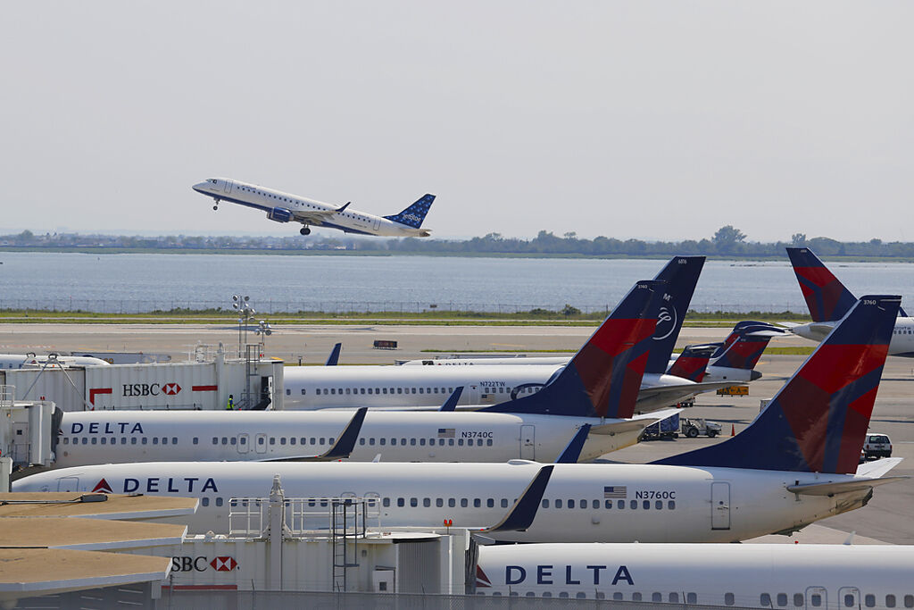 正要起飛的達美航空（Delta Airlines）客機。(示意圖，非當事飛機／shutterstock)