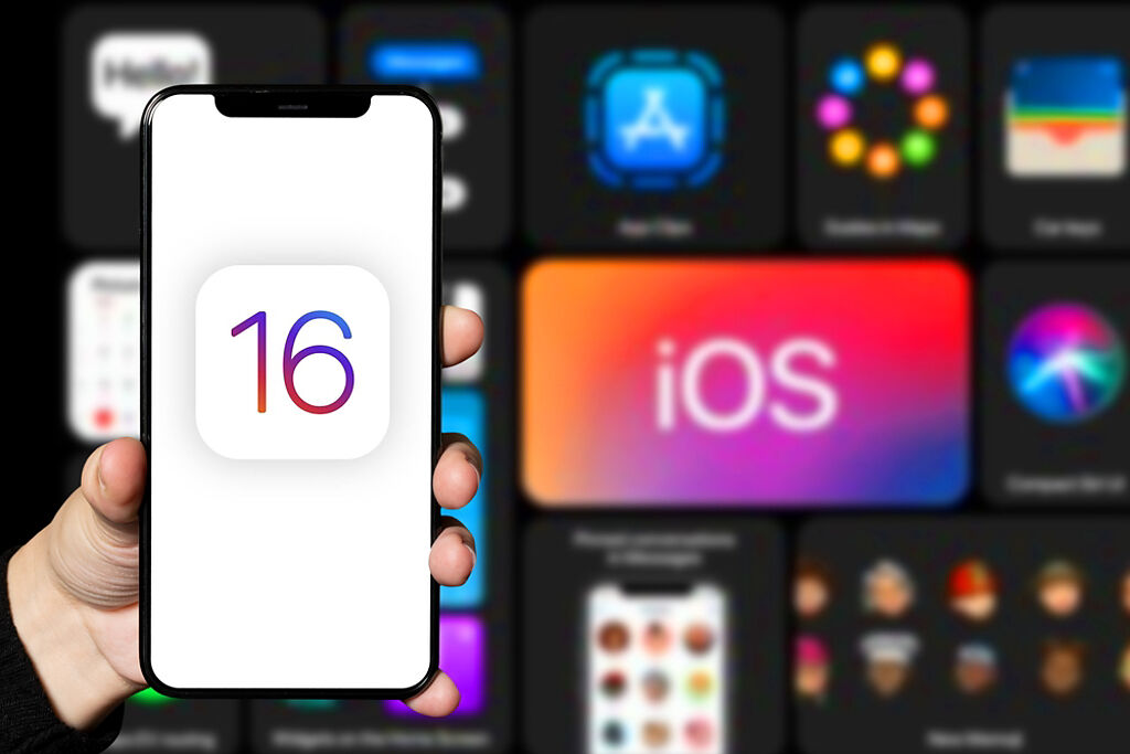 蘋果推出iOS16新系統。（示意圖／shutterstock）