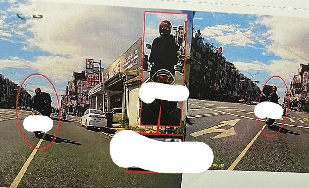 男子因為騎乘機車「抖了一下」跨越白線，遭開1張「未依規定使用方向燈」的罰單。（翻攝自臉書爆怨公社）
