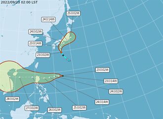 今天恐有雙颱成颱 吳德榮：外圍環流稍影響台灣