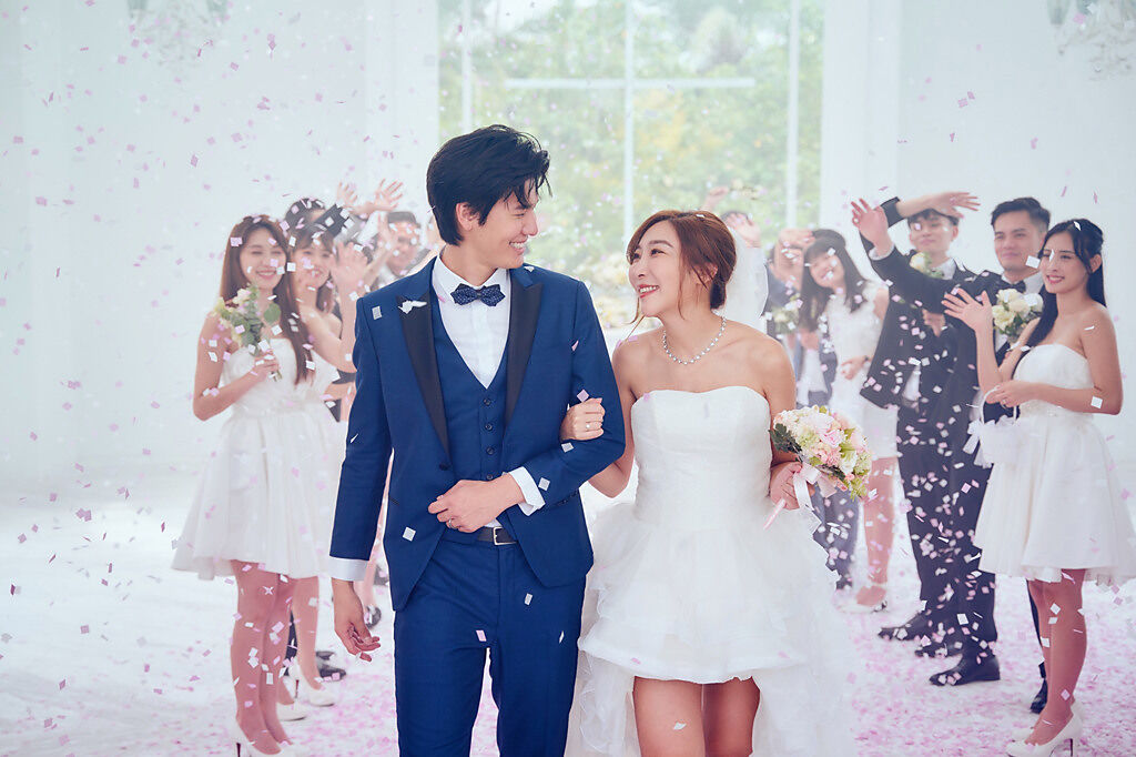 藝人李宓與老公阿Q於9月底舉行婚禮。(圖/李宓 臉書)