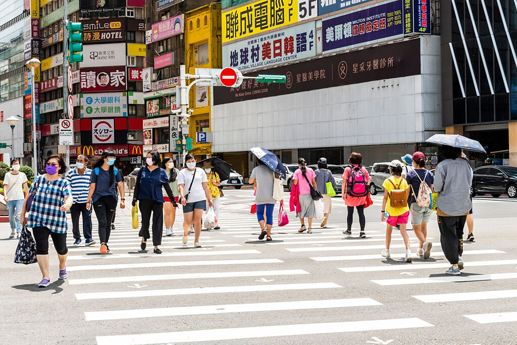 一張「國外人行道對比圖」吸引千人留言，網友後製點出「台灣現象」。（示意圖／shutterstock）