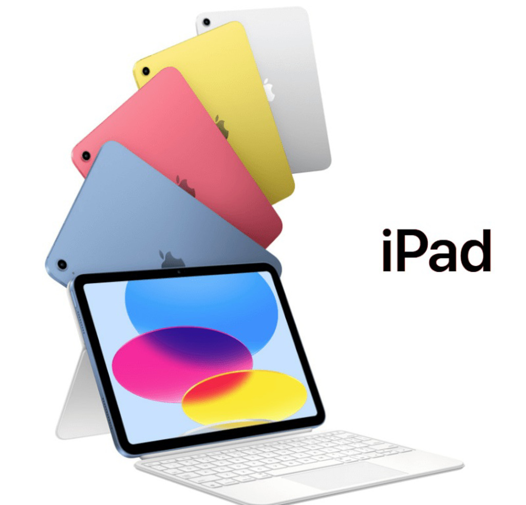 iPad 10將取消Home鍵，Touch ID移至頂端按鈕。（圖／翻攝自蘋果官網）

