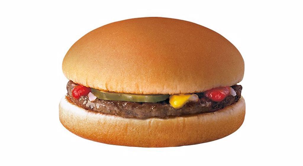 麥當勞販售的30元漢堡，名稱即為「漢堡」，過去也曾引發熱烈討論。（圖／翻攝自麥當勞官網）