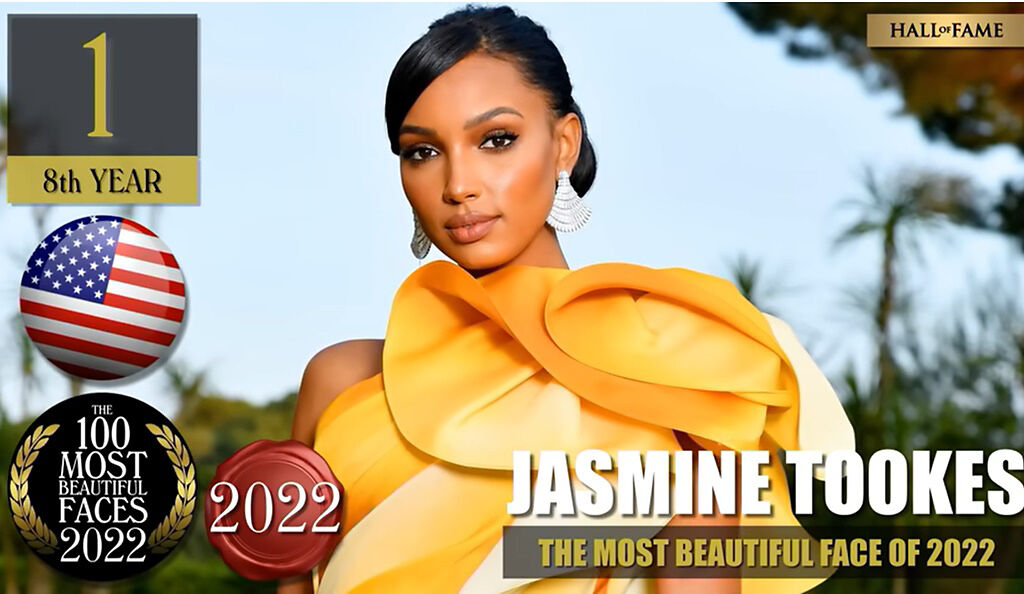 全球百大美女排行榜名單，今年冠軍由美國超模潔絲敏圖克斯（Jasmine Tookes）奪下。（圖／ TC Candler Youtube）
