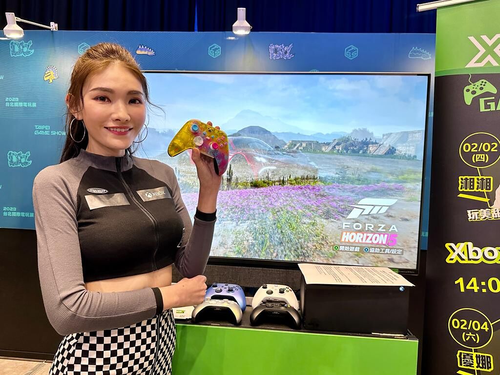 Xbox將參展2023台北國際電玩展TGS，現場將舉行一系列與玩家互動的活動。（石欣蒨攝）
