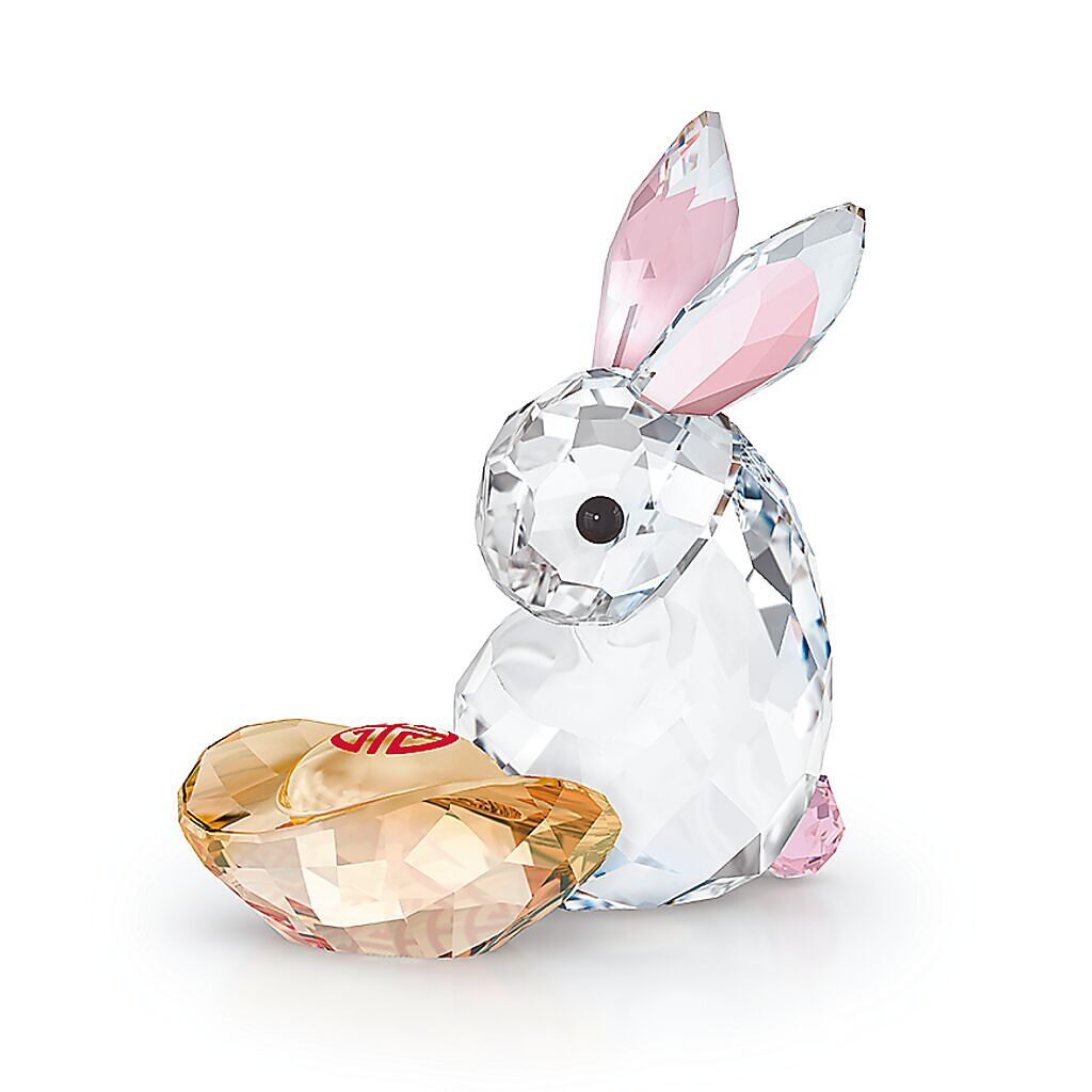 宏匯廣場J.SWAROVSKI 新年推出Asian Symbols兔子水晶，推薦價6350元。（宏匯廣場提供）