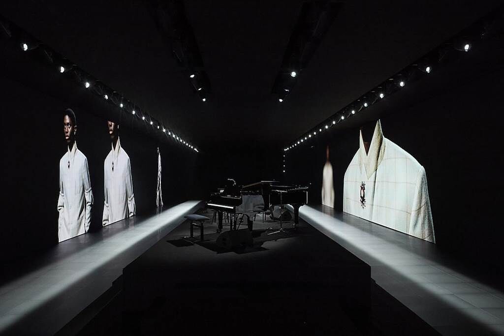 Dior發表的2023男裝秋冬大秀現場。（Dior提供）