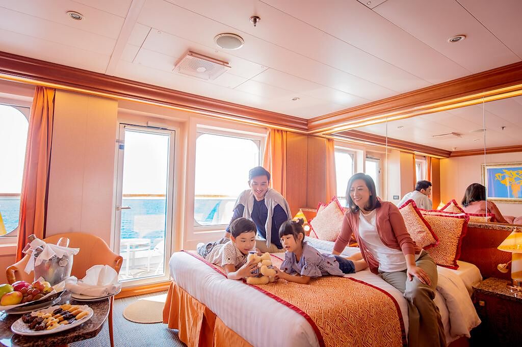 歌詩達莎倫娜號擁1500間艙房，最多可載客3780人。（歌詩達郵輪提供）