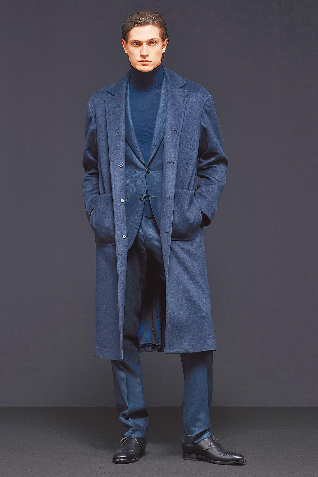 Kiton被譽為「全世界最有價值的西裝」，日前在米蘭發表2023年秋冬男裝秀。（Kiton提供）
