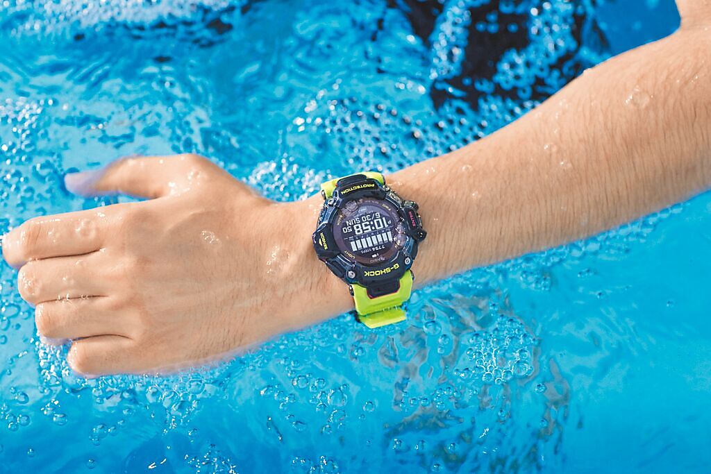 G-SHOCK全新登場GBD-H2000智慧表，新增游泳運動功能。（G-SHOCK提供）