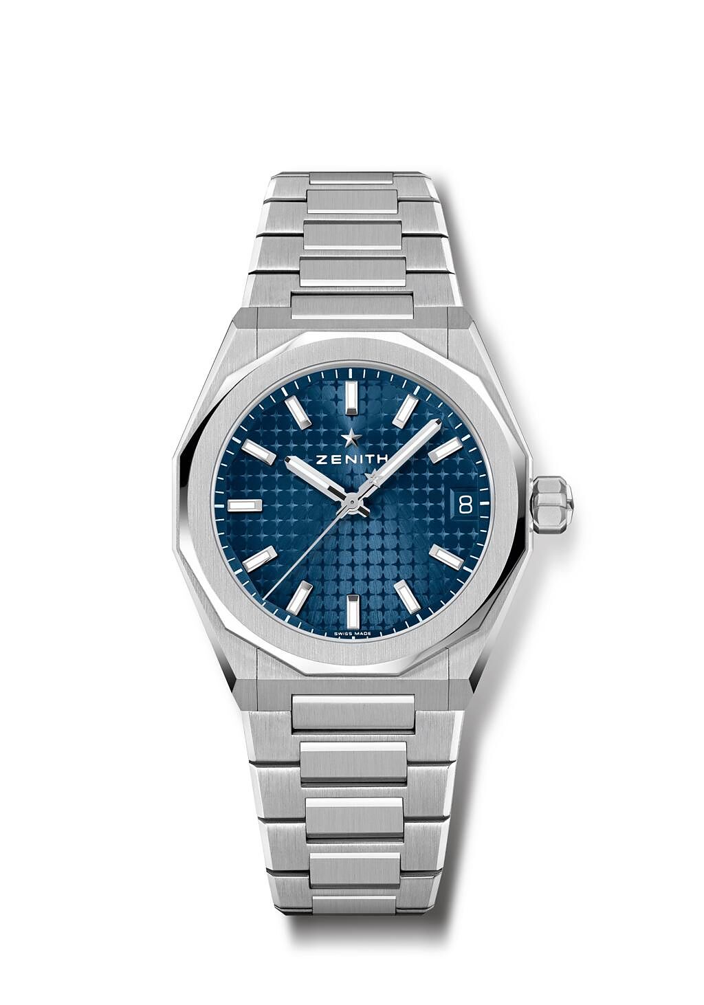 真力時DEFY Skyline深藍色腕表，28萬2600元。（Zenith提供）