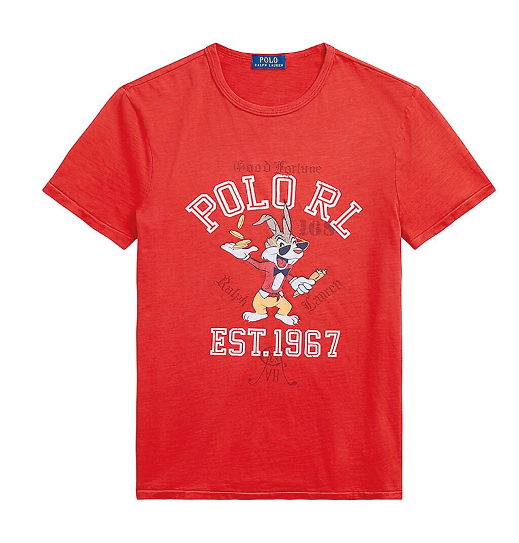 Polo Ralph Lauren春夏系列T恤，3880元。（Polo Ralph Lauren提供）