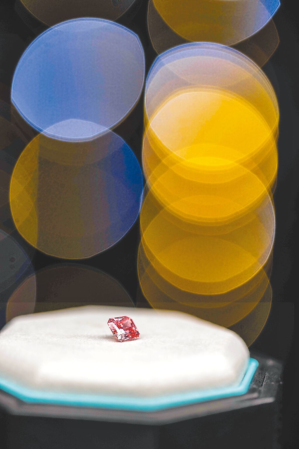 Tiffany & Co.一口氣呈獻35顆粉鑽，足見對台灣市場的重視。（Tiffany & Co.提供）