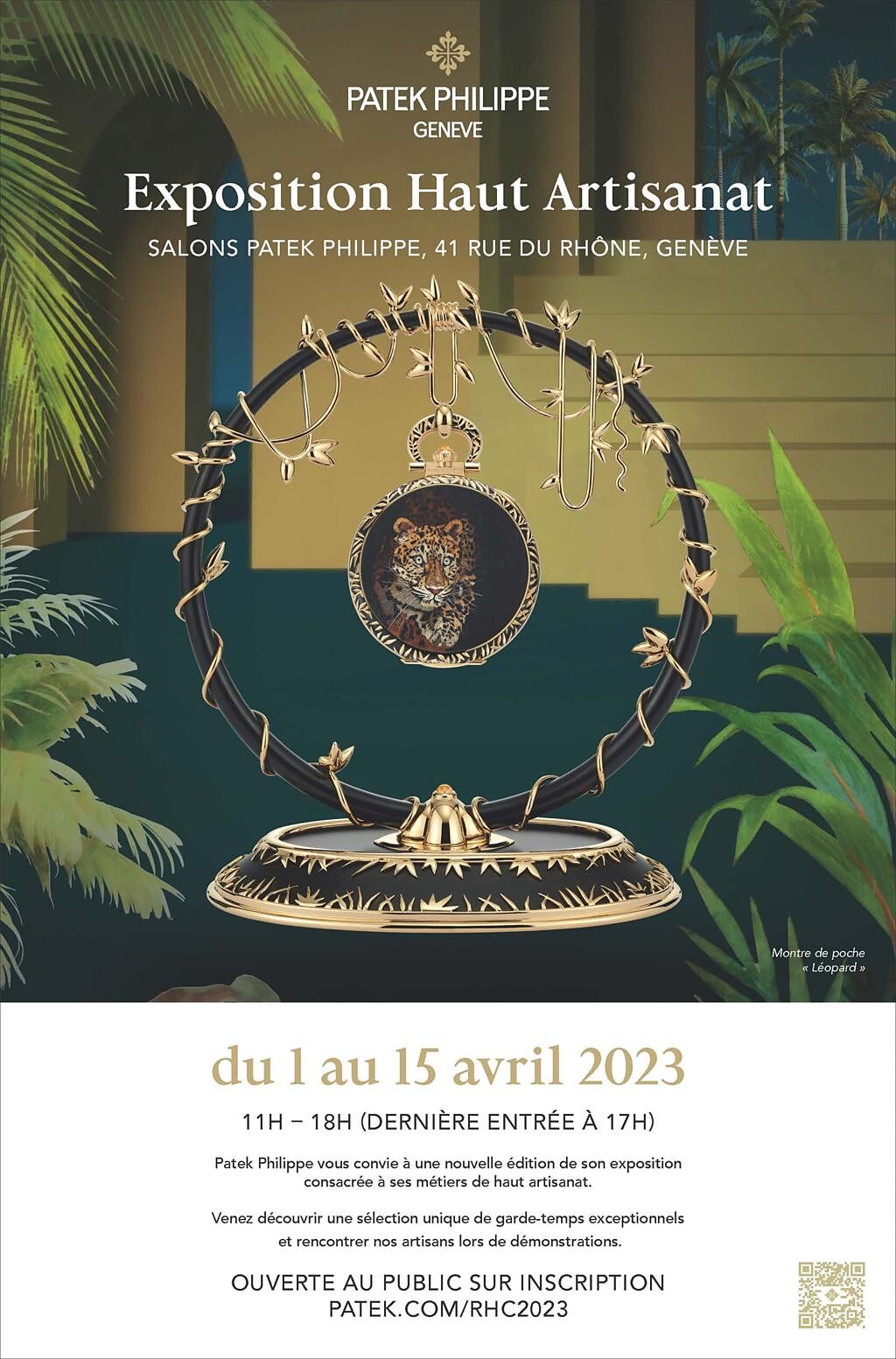 百達翡麗即將在4月1日在日內瓦沙龍舉辦「Rare Handcrafts 2023」工藝展。(Patek Philippe提供)
