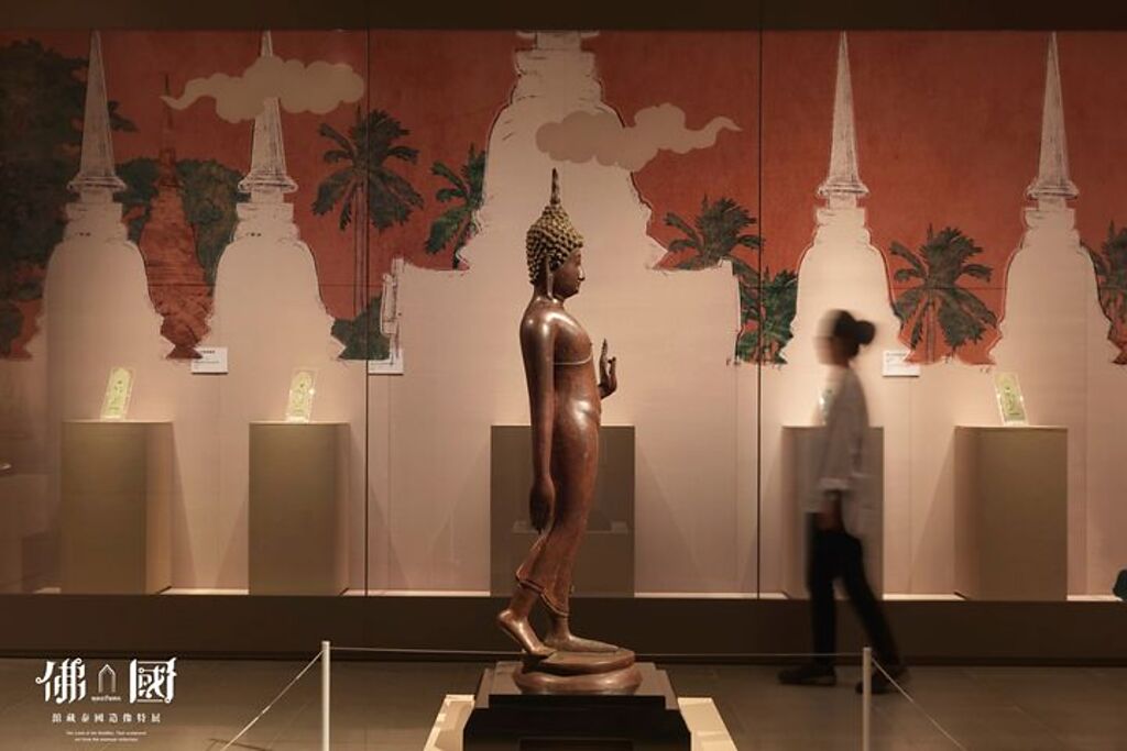 展覽精選40多件館藏泰國造像，展品涵蓋八至十二世紀，為台灣十分難得的收藏。　圖：中台禪寺／提供 