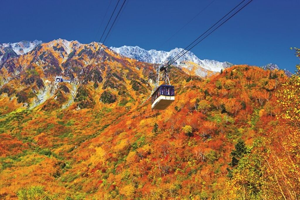 立山黑部「三段紅葉」。　圖：日本富山縣／來源 